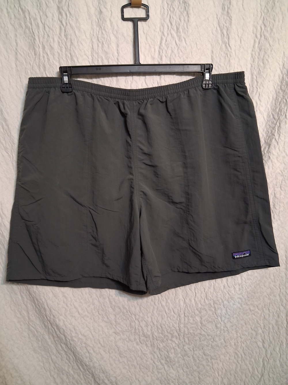 Patagonia Dark Gray Athletic Running Shorts